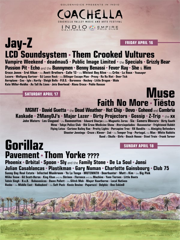 Coachella juliste Coachella juliste