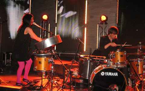 Ruotsalainen Wildbirds & Peacedrums Tallinnan taidemuseon yössä.