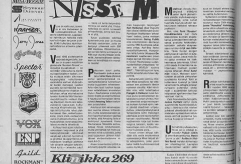 Post image for Nisse M 1/93: Tarina “Roudi” Hämäläisestä, Lars Ulrichista ja Enter Sandmanista