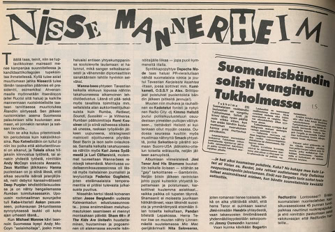 Post image for Nisse M 17/1987: Depeche Mode vietiin Kumikamelin keikalle