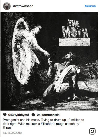Devin Townsend The Moth instagram