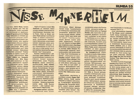 Post image for Nisse M 13/87: Albert Järvinen on Tavastialla miten haluaa