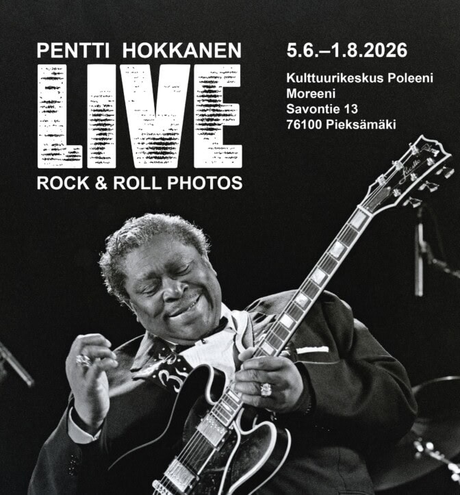 Nirvana, AC/DC, The Rolling Stones, Neil Young, RHCP, Metallica ja monia muita – Pieksämäelle suomalaisvalokuvaajan näyttely