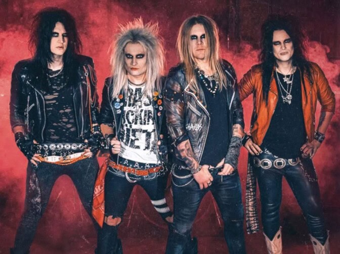 Ruotsalainen sleaze rock -yhtye Crashdïet saapuu Suomeen