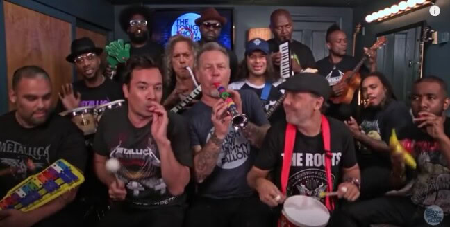 Metallica Jimmy Fallon